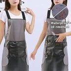Adjustable Oil-Water Proof Transparent Cooking Apron